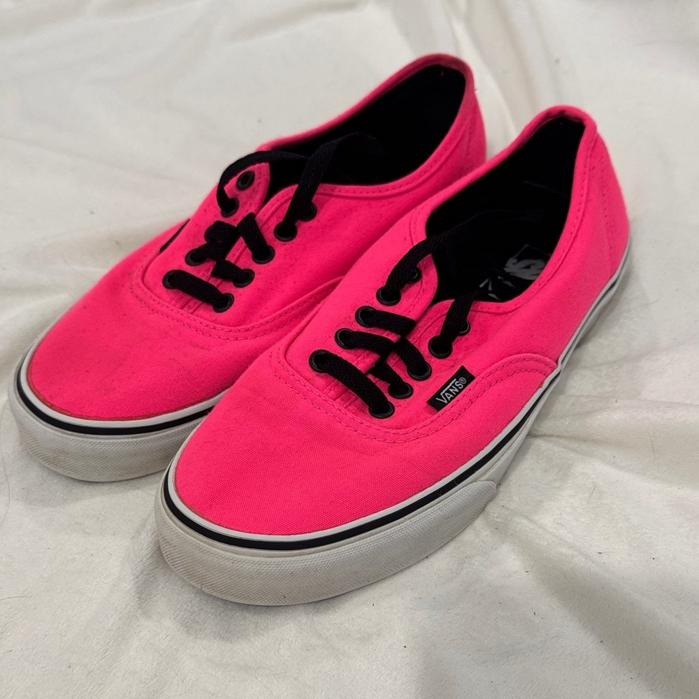 Vans Hot Pink Canvas Shoes